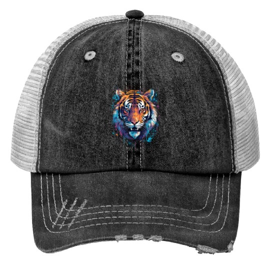 Tiger Design for a Tiger lovers Print Trucker Hats
