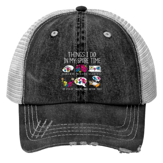 Orchid Plant Lover Houseplant Florist Gardening Print Trucker Hats