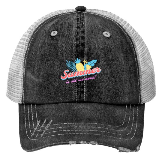 Summer is all we need tumblr Print Trucker Hats