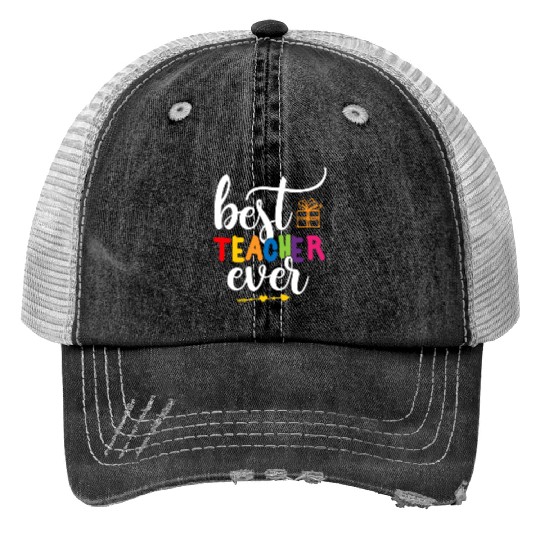 Teacher Appreciation Print Trucker Hats