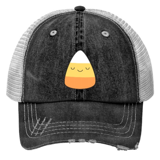 Candy Corn Print Trucker Hats