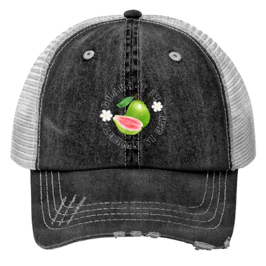 Guava T It Life Is Sweet Print Trucker Hats