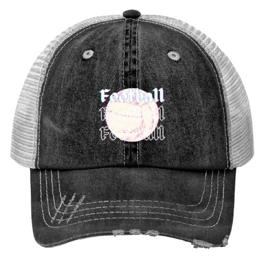 Football is life , sport lover Print Trucker Hats