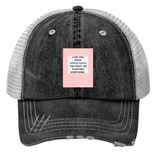 Funny Math Art For Men Women Mathematics Student Print Trucker Hats