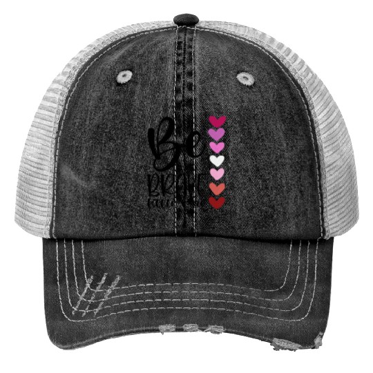 Baby and Infant Be Brave Print Trucker Hats