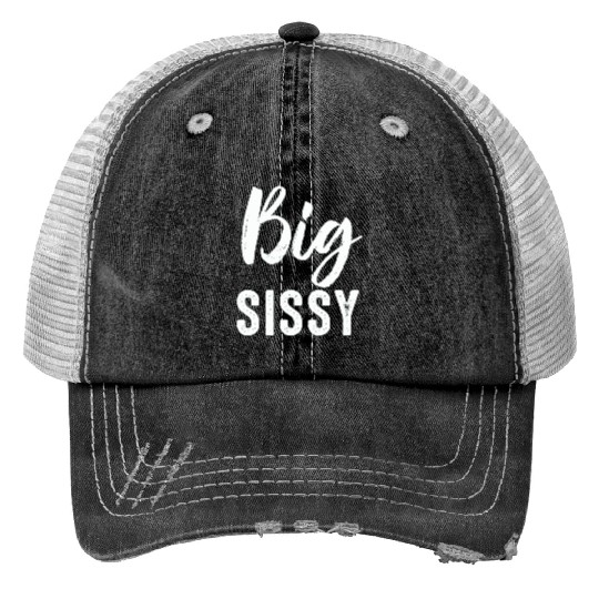 Big Sissy Print Trucker Hats