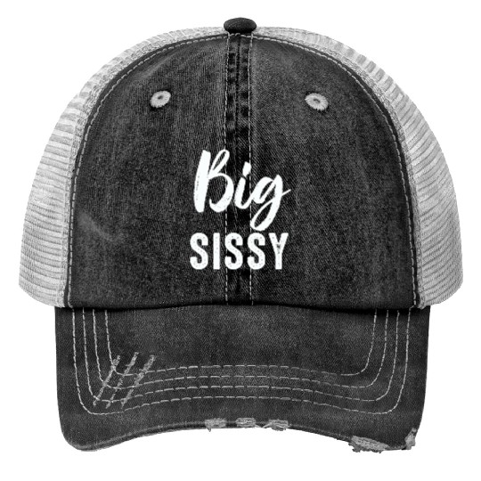 Big Sissy Print Trucker Hats