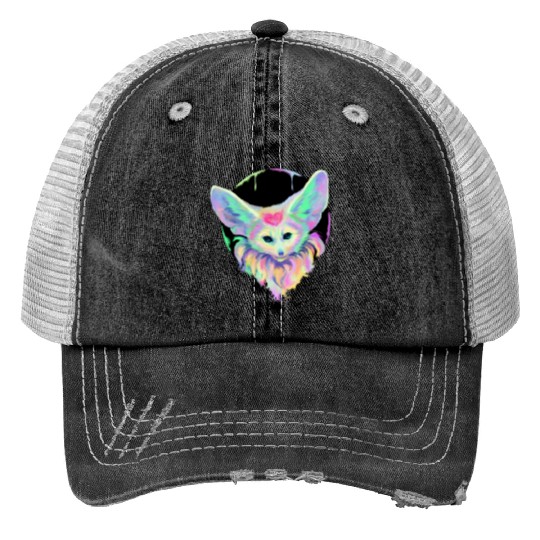 head fox Print Trucker Hats