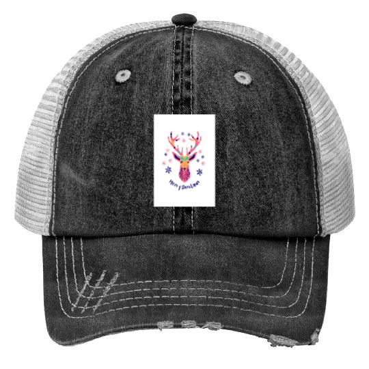 Unique design animal Print Trucker Hats