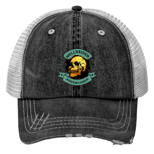 Gilded Skull Hellraiser Adventure Print Trucker Hats