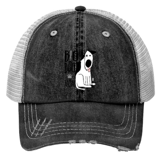 Big Dog Mom Print Trucker Hats