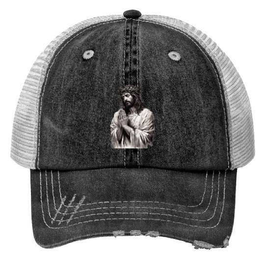 Jesus Is King Print Trucker Hats
