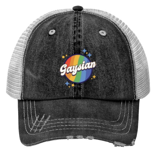 Radiant Pride Spectrum Print Trucker Hats