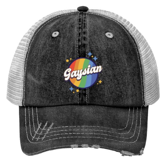 Radiant Pride Spectrum Print Trucker Hats