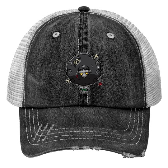 Black Sheep Print Trucker Hats
