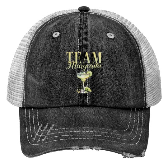 Team Margarita Tequila Stag Party Print Trucker Hats