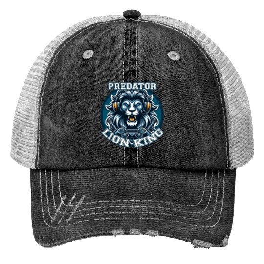 LION KING PREDATOR Print Trucker Hats