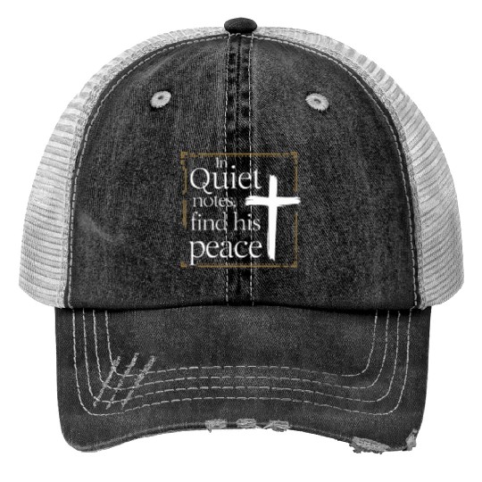Prayer Songs Jesus Christ Religious Music Praise Print Trucker Hats