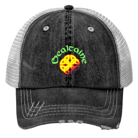 Bealtaine Irish Celtic Festival with Celtic Knot Print Trucker Hats