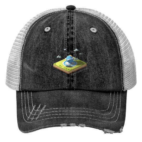 Geometric low poly Universal Studios Print Trucker Hats