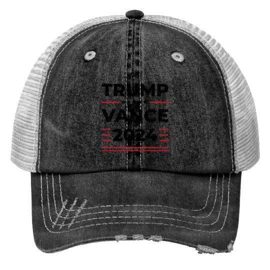 Trump Vance 2024 Print Trucker Hats