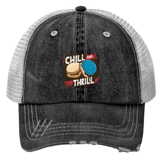 Ice Cream Chill Print Trucker Hats