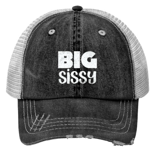 Big Sissy Print Trucker Hats