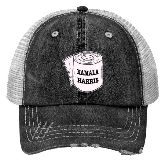Kamala Harris Toilet Paper LIKE US ON FACEBOOK # Print Trucker Hats