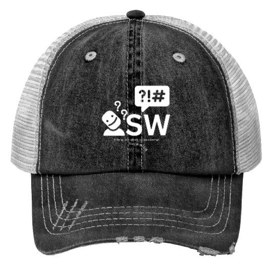 Stay weird, Life is too short to be normal. Print Trucker Hats