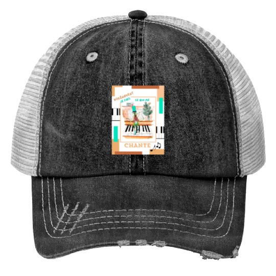 Prodigious cicada Print Trucker Hats