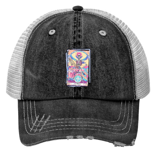Tarot Card Collection - The Drummer Print Trucker Hats