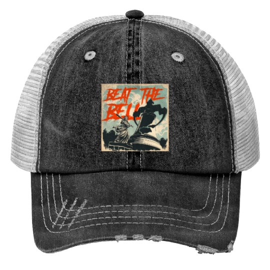Queen of Liberty use baseball bat to beat the bell Print Trucker Hats