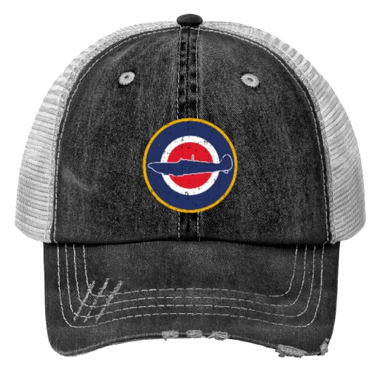 Supermarine Spitfire: Icon of the Skies Print Trucker Hats