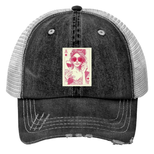 joker girl Print Trucker Hats