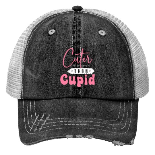 Valentines Retro, Valentine Day Print Trucker Hats