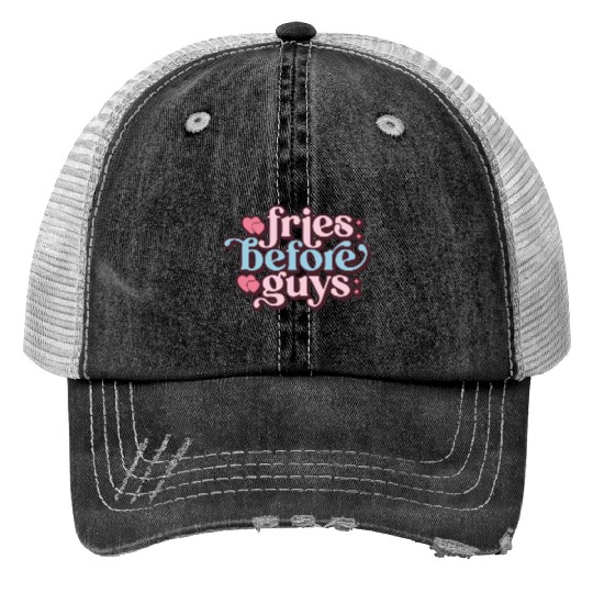 Valentines Retro, Valentine Day Print Trucker Hats