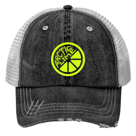 Arctic Lime Print Trucker Hats