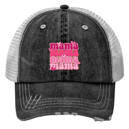 Valentines Day, Retro Valentine, Coquete Valentine Print Trucker Hats
