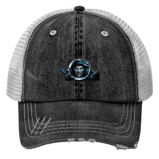 The Witch Print Trucker Hats
