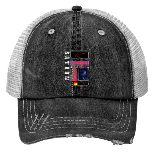 Astronomy Streetwear Style Print Trucker Hats