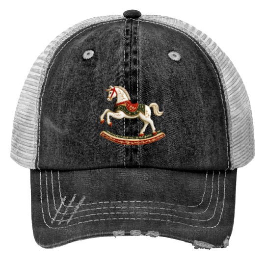 Saints Horse Print Trucker Hats
