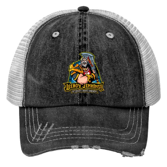 Warcraft Print Trucker Hats