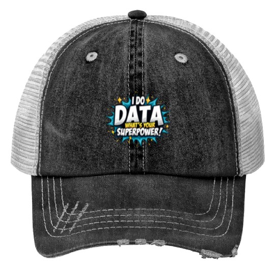 Data Analyst Big Data Specialist Business Print Trucker Hats