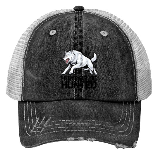 Alpha Wolf Print Trucker Hats