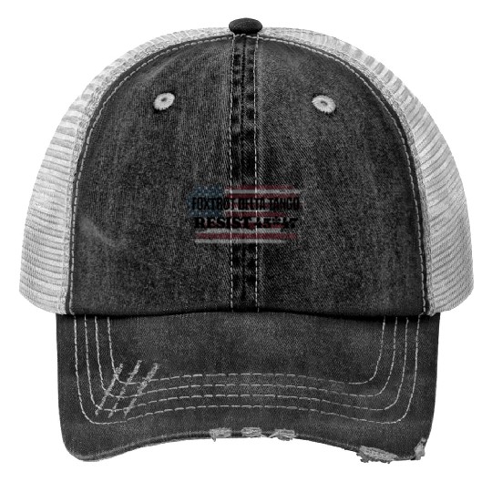Foxtrot Delta Tango Print Trucker Hats