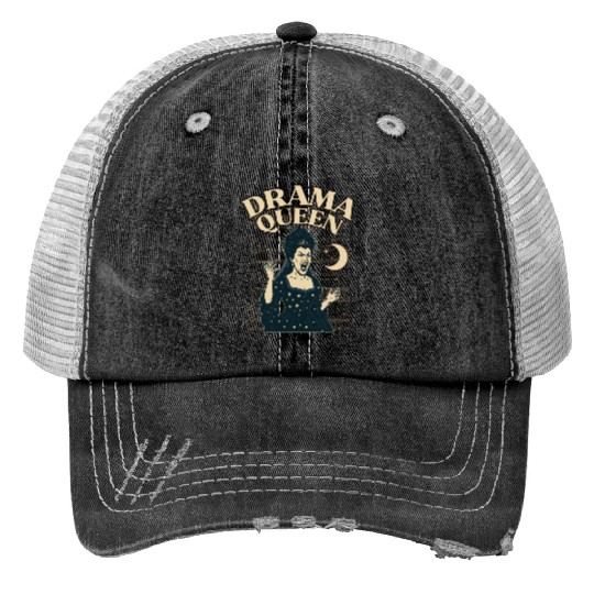 Drama Queen – Loud, Proud, and Slightly Unhinged Print Trucker Hats