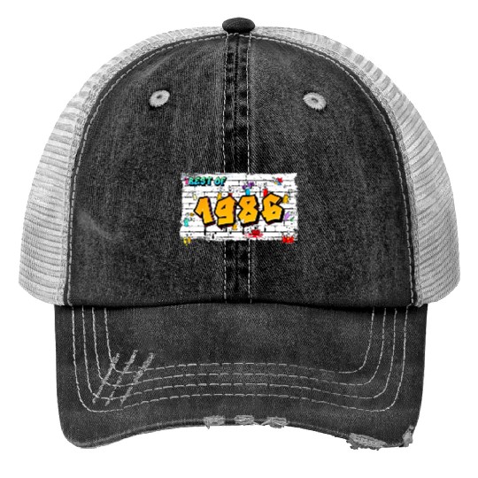 Best of 1986 Graffiti – 39 Years of Urban Attitude Print Trucker Hats