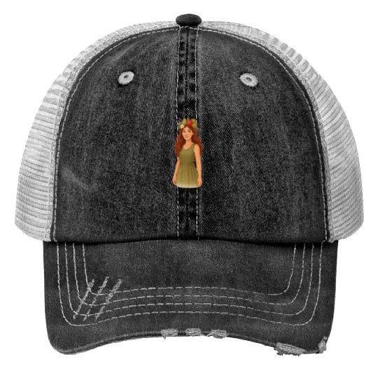 Virgo Woman – Grace in Every Detail Print Trucker Hats