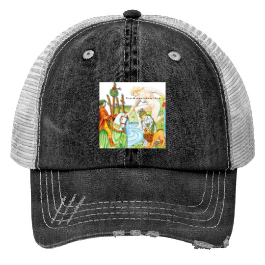 True Crime Tarot Everyday Items Print Trucker Hats