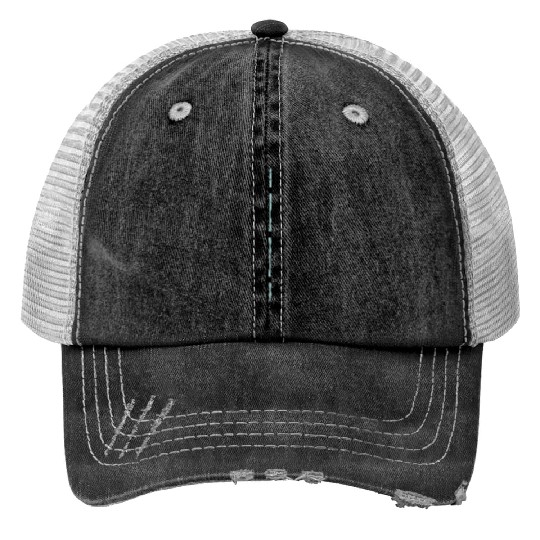 Barbed Wire Print Trucker Hats